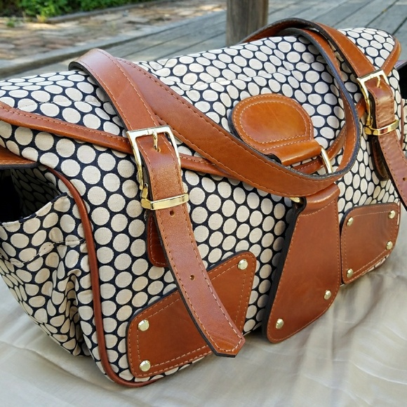 Mia Bossi Handbags - 👜👟Mia Bossi Maria Tangerine Diaper Bag/Tote